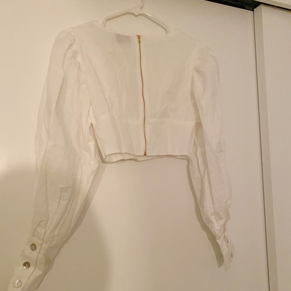 Sabo Skirt Linen Top - Picture 2 of 5